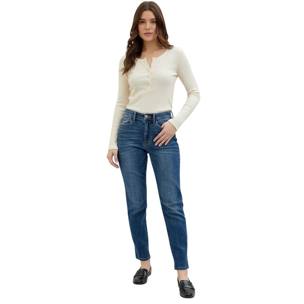 Judy Blue High Waist Shield Back Pocket Slim Fit Jeans 7/28